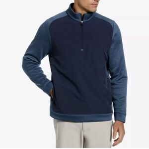 NWT Men's PGA TOUR Apparel quarter zip fleece pullover XL
